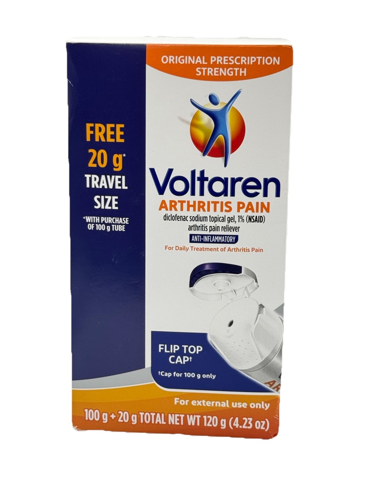 Voltaren Arthritis Pain Reliever Topical Gel 3.5oz + 20g Travel Size 10/2026