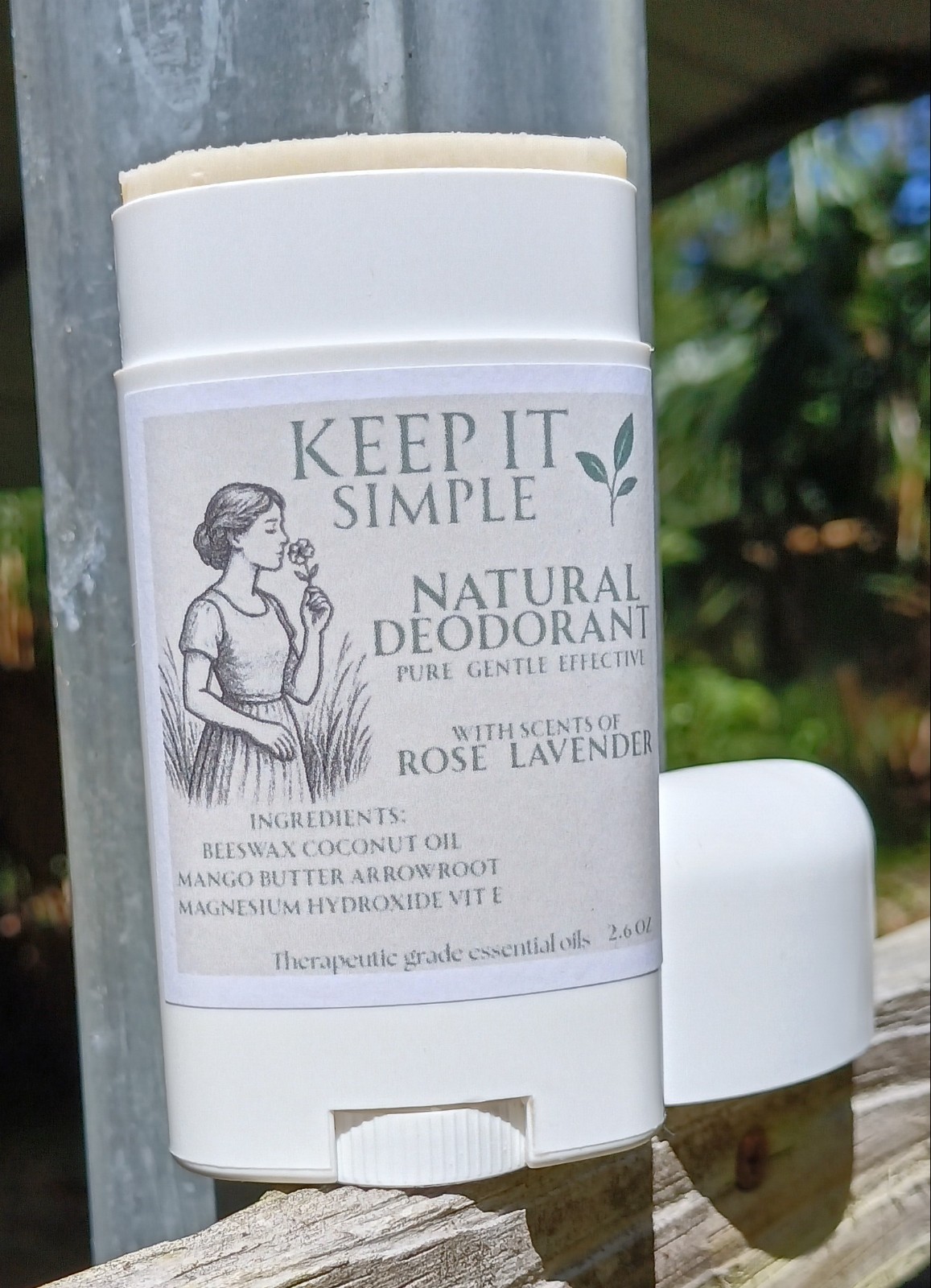 (Pick 2) – Natural Deodorant, Non toxic, Postbiotic Chemical Free,