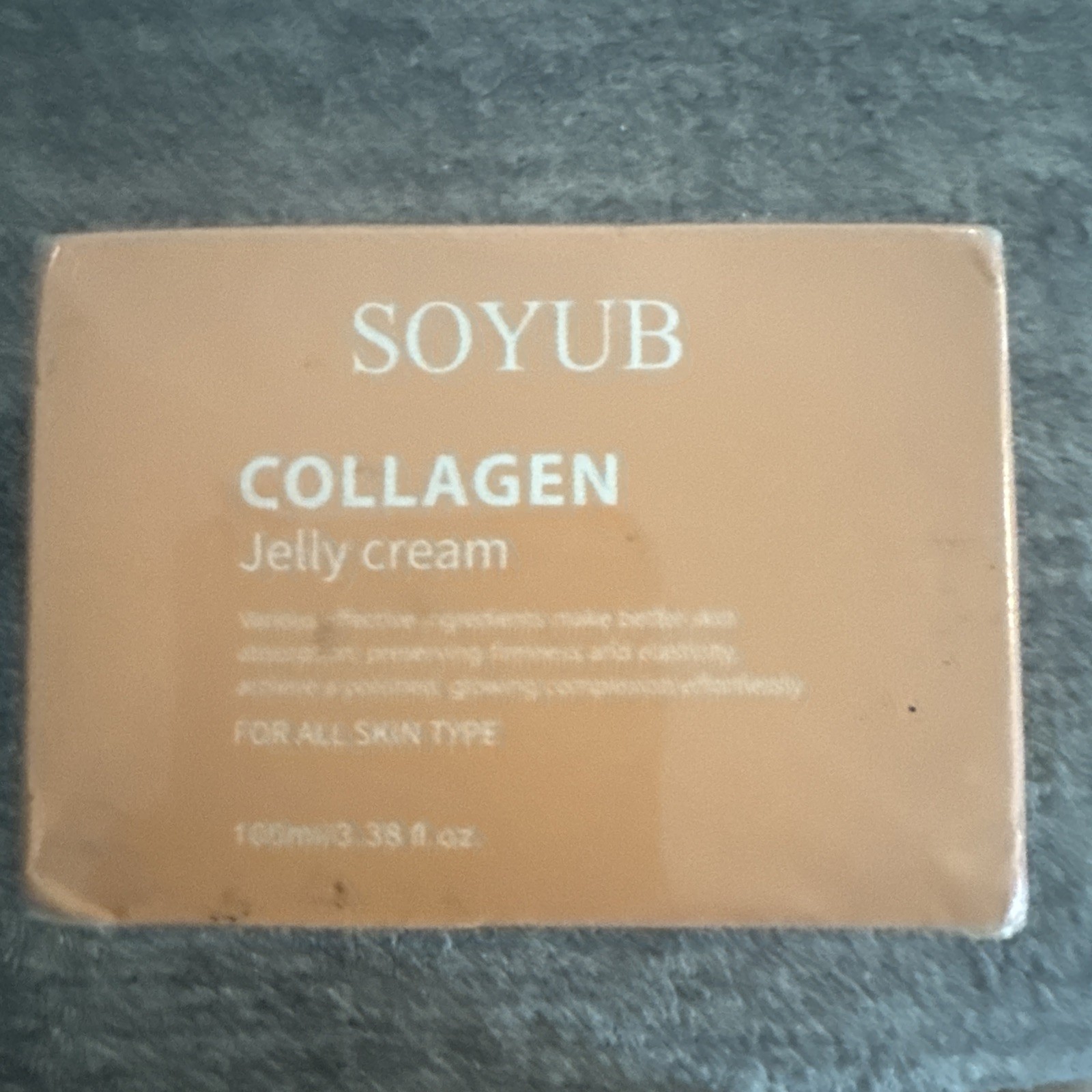 Soyub Collagen Jelly Cream Niacinamide & Hydrolyzed Collagen 3.38 oz Exp. 09/30