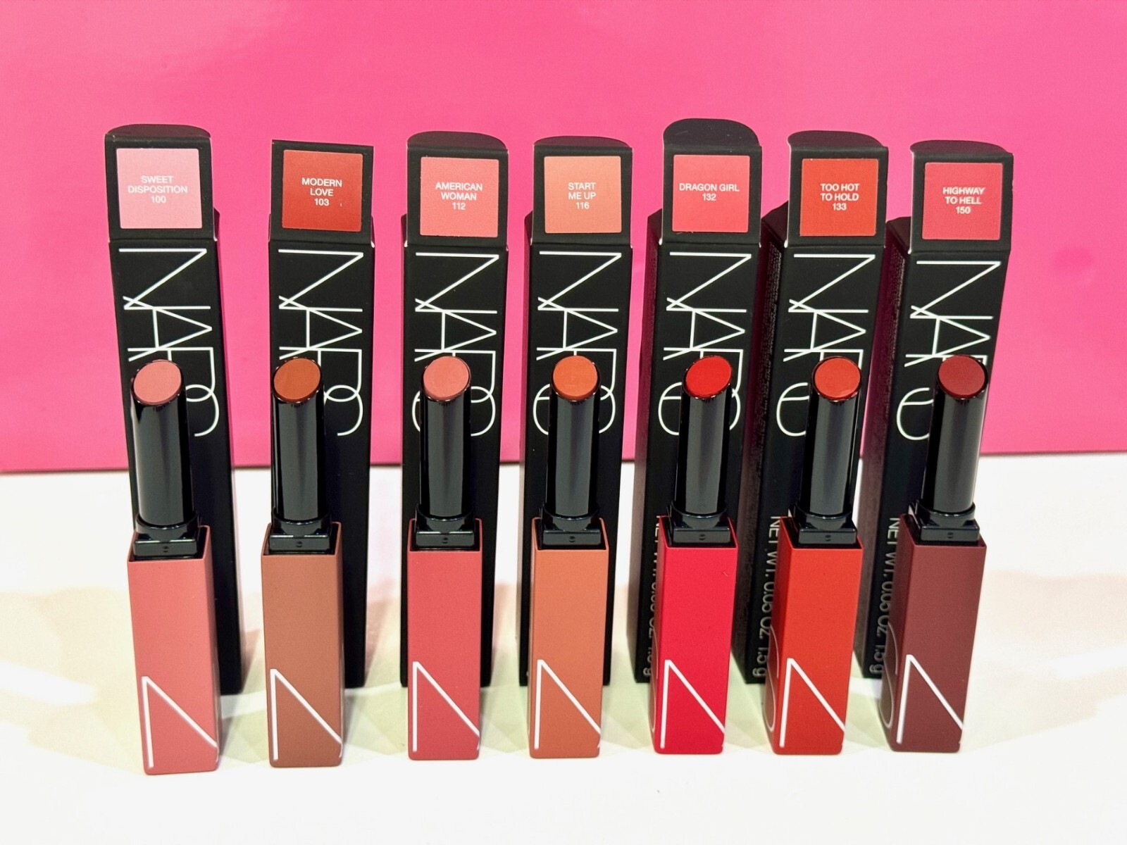Nars Powermatte Lipstick 0.05oz./1.5g. Full Size New Boxed – Please Choose Shade