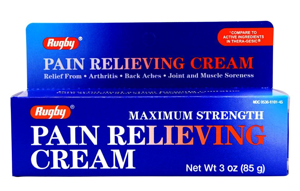 Rugby Maximum Strength Pain Relieving Cream – 3 oz (Thera-Gesic)