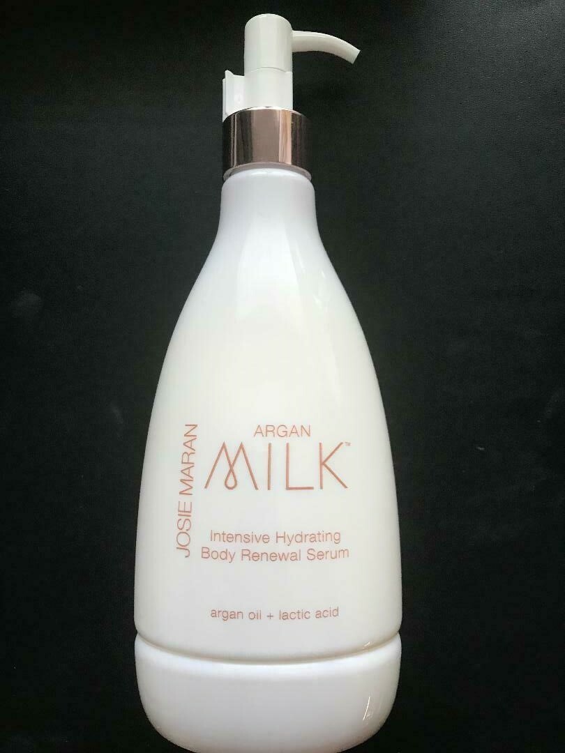 JOSIE MARAN ARGAN MILK BODY RENEWAL SERUM -VANILLA FIG (Dbl Size/13.4oz)
