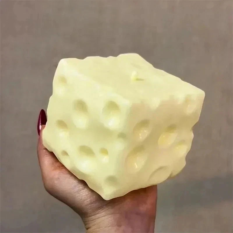 Cheese Squishy Toy Slow Rising Stress Ball Squeeze Fidget Sensory Gift Kids