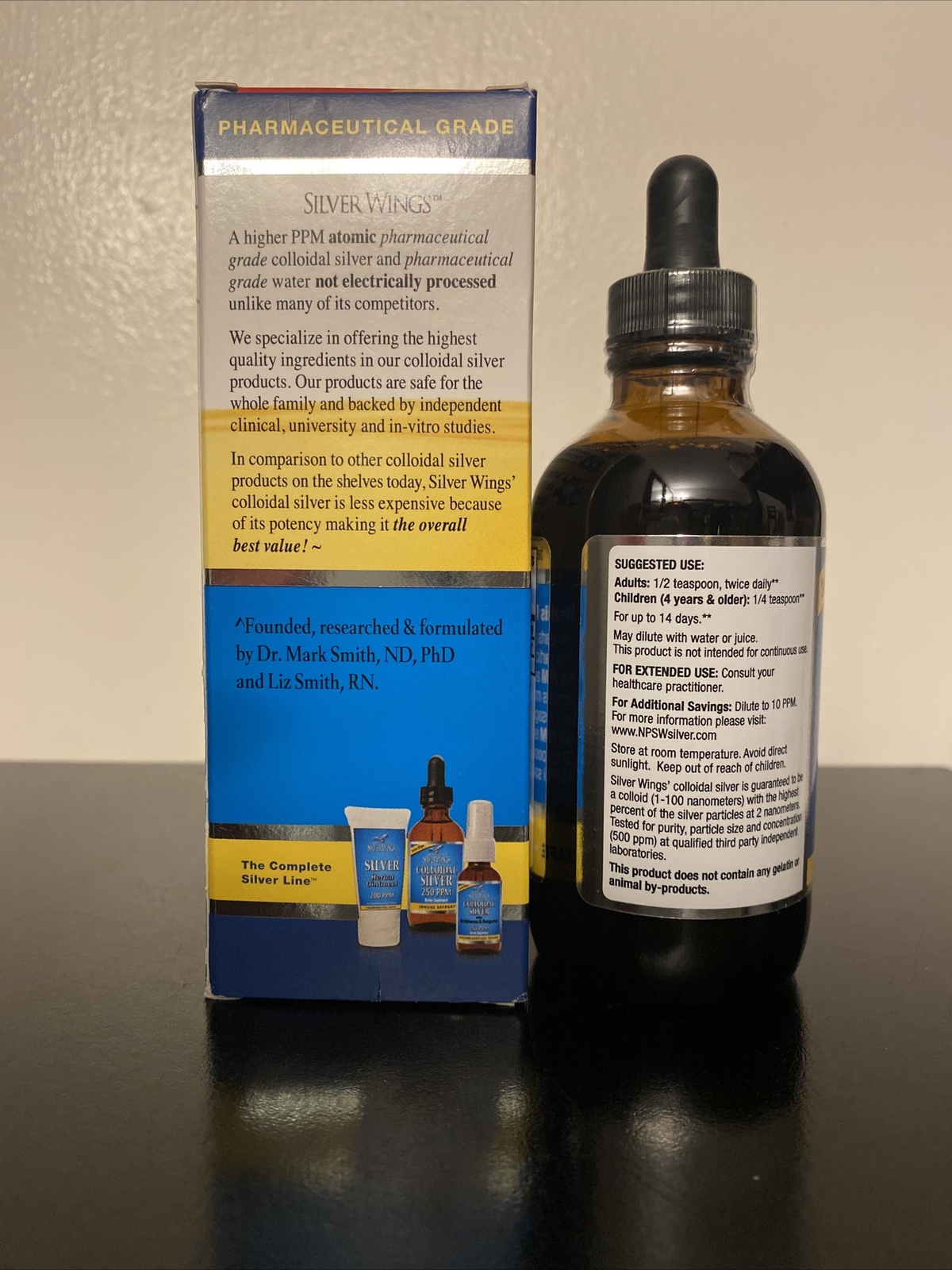 Natural Path Silver Wings Colloidal Silver 500 PPM 4 fl. oz/120 mL Dropper