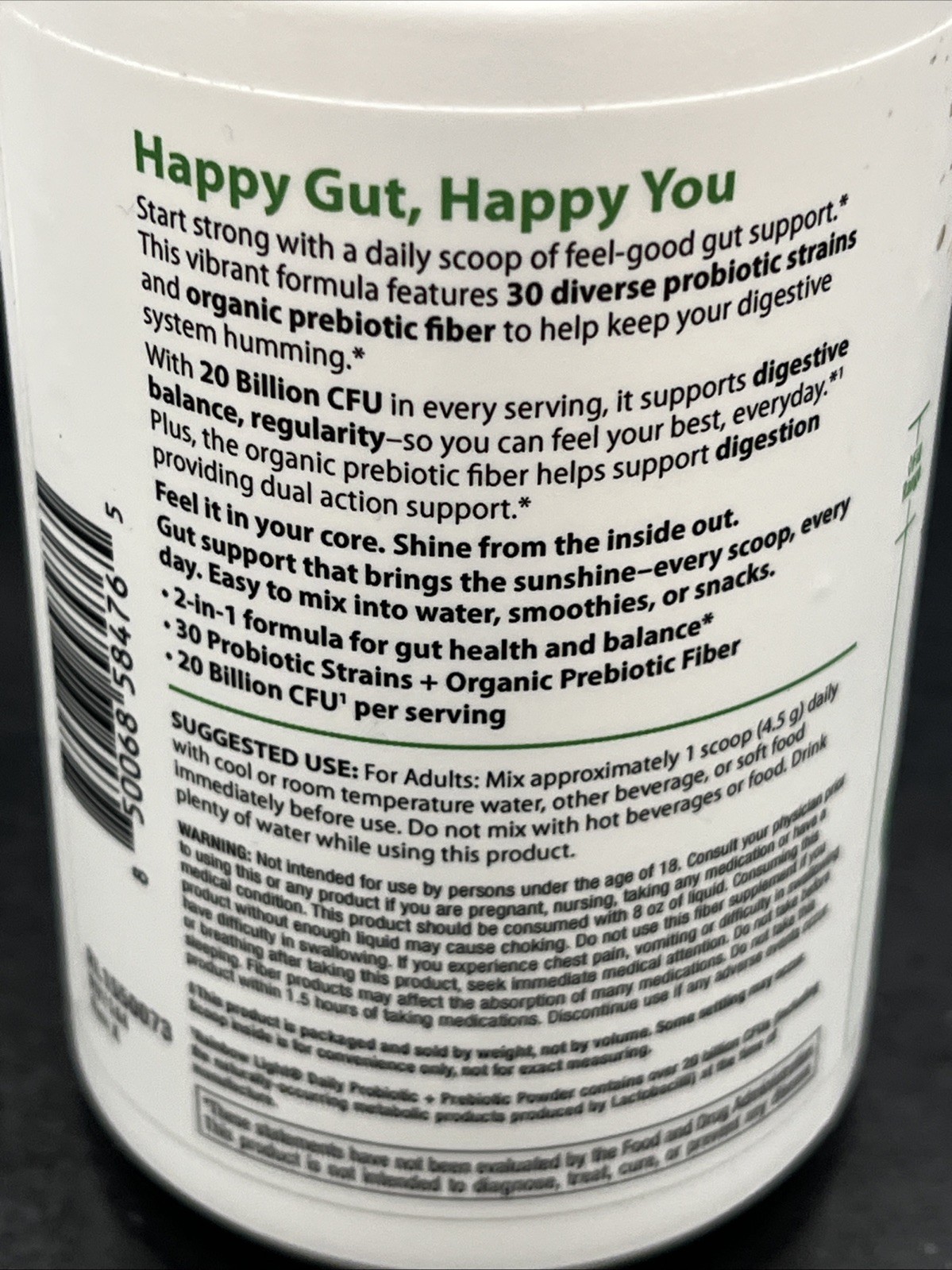 Rainbow Light Daily Probiotic + Prebiotic Powder 4.76 oz Powder