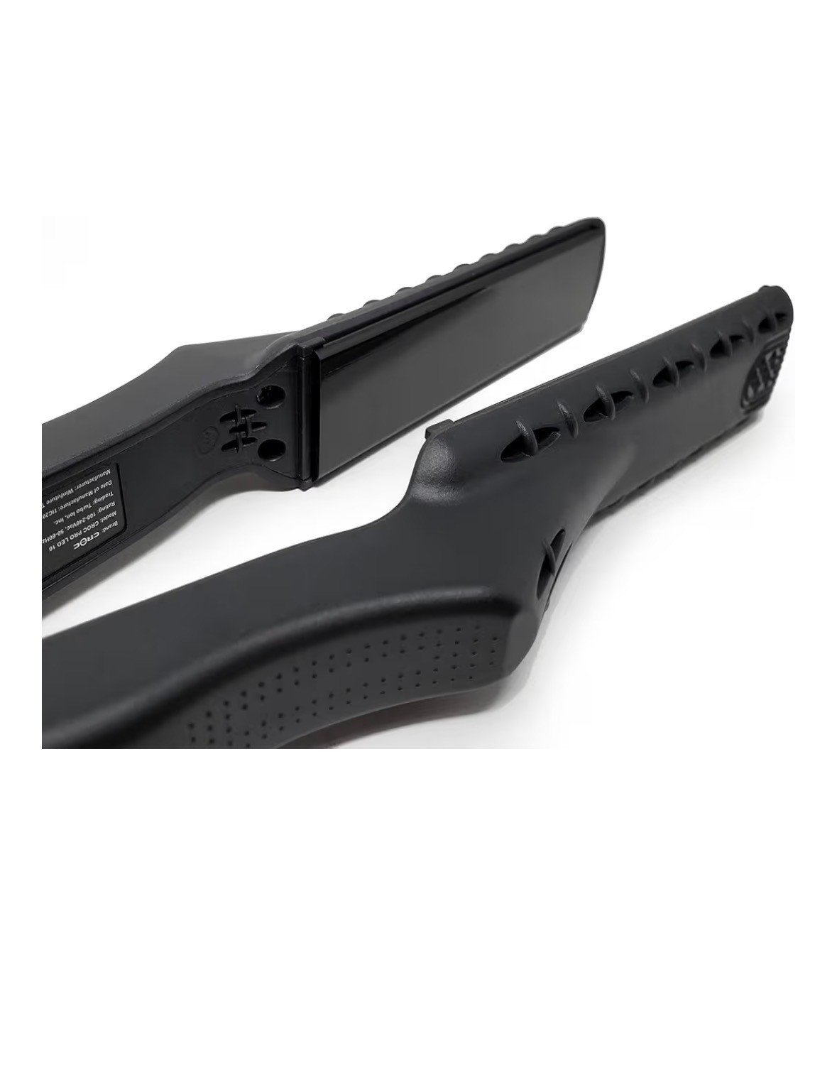 Croc Flat Iron Led Titanium Black 1 inch