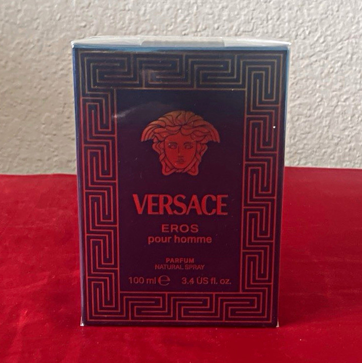Versace Eros pour homme Parfum Spray, Regular Size 3.4 fl oz