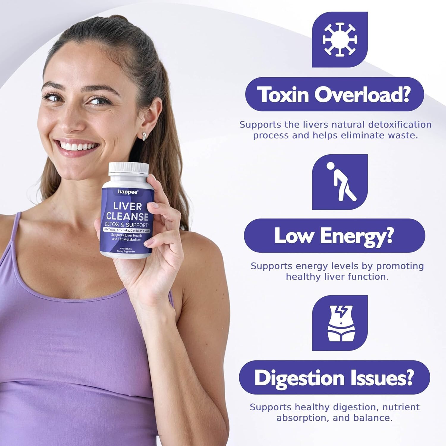 Ultimate Liver Cleanse Detox & Repair Supplement | 21-in-1 Formula with Milk…