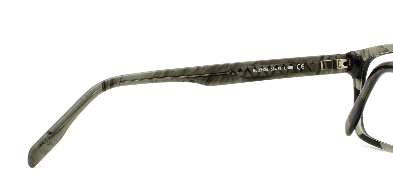 Maui Jim MJO 2124-14B Eyeglasses Glasses Transparent Stormy Gray 56mm Large