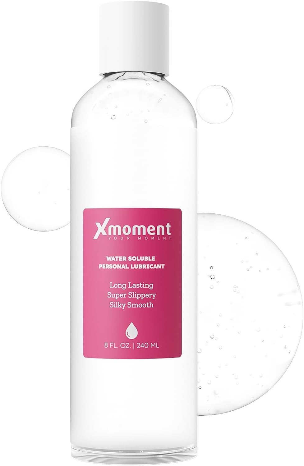 Ultra Smooth Water-Based Personal Lube 8oz pH Balanced Paraben-Free Formula