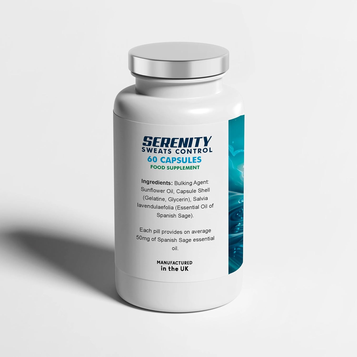 60 Capsules – Reduce Excess Sweating, Sweat Less & Stay Dry