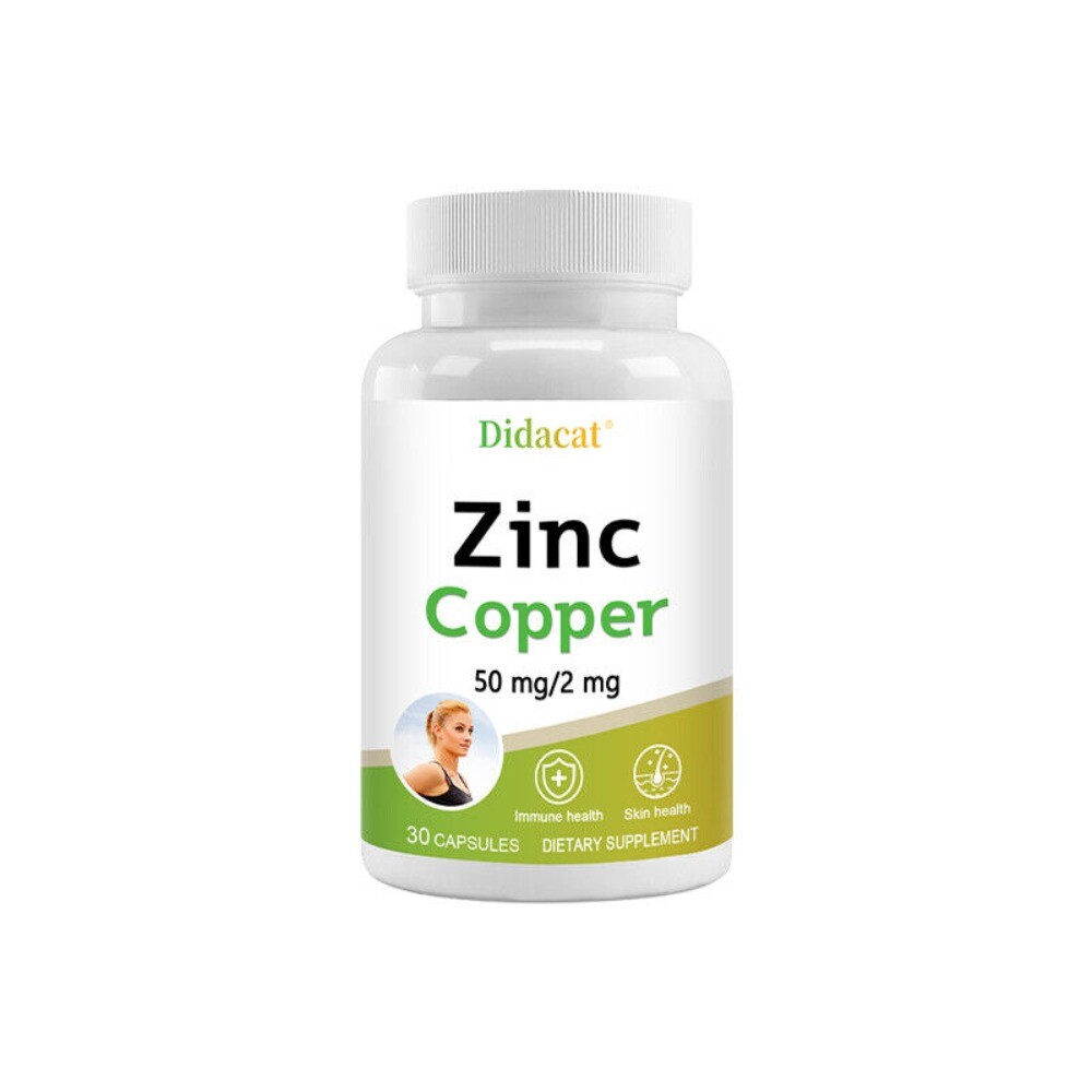Zinc Copper Supplements,Support Immunity, Antioxidant, Cellular Rejuvenation