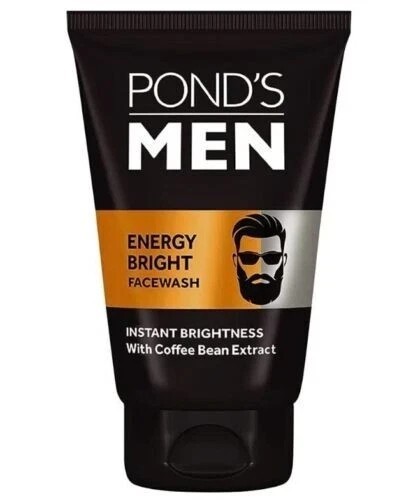 POND’S Men’s Energy Bright Face Wash Coffee Beans Bright Skin, 50gm