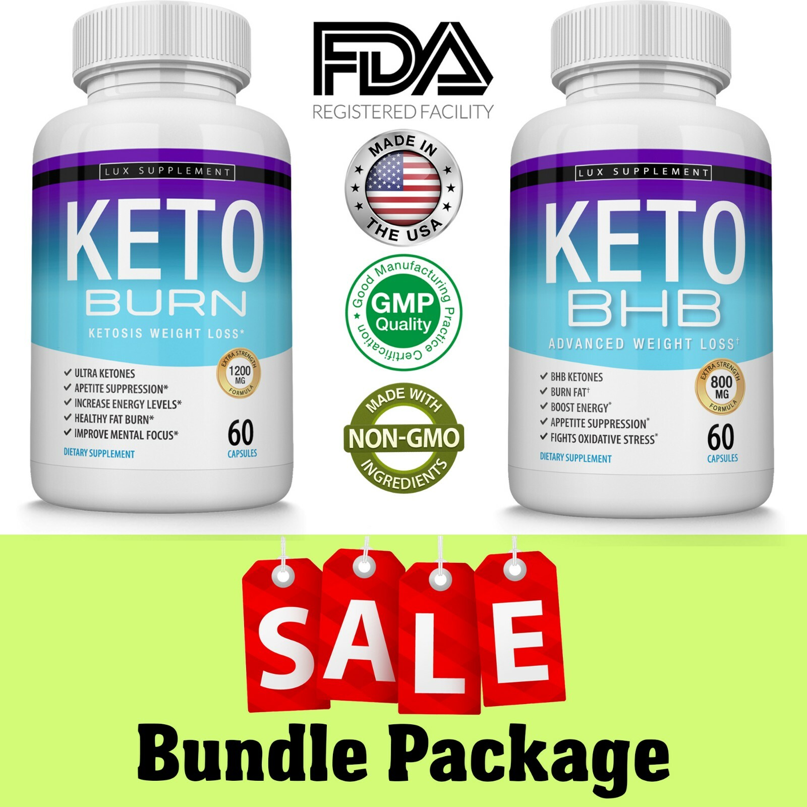 SALE Keto Diet Pills Best Ketosis Weight Loss Supplements To Burn Fat Bundle