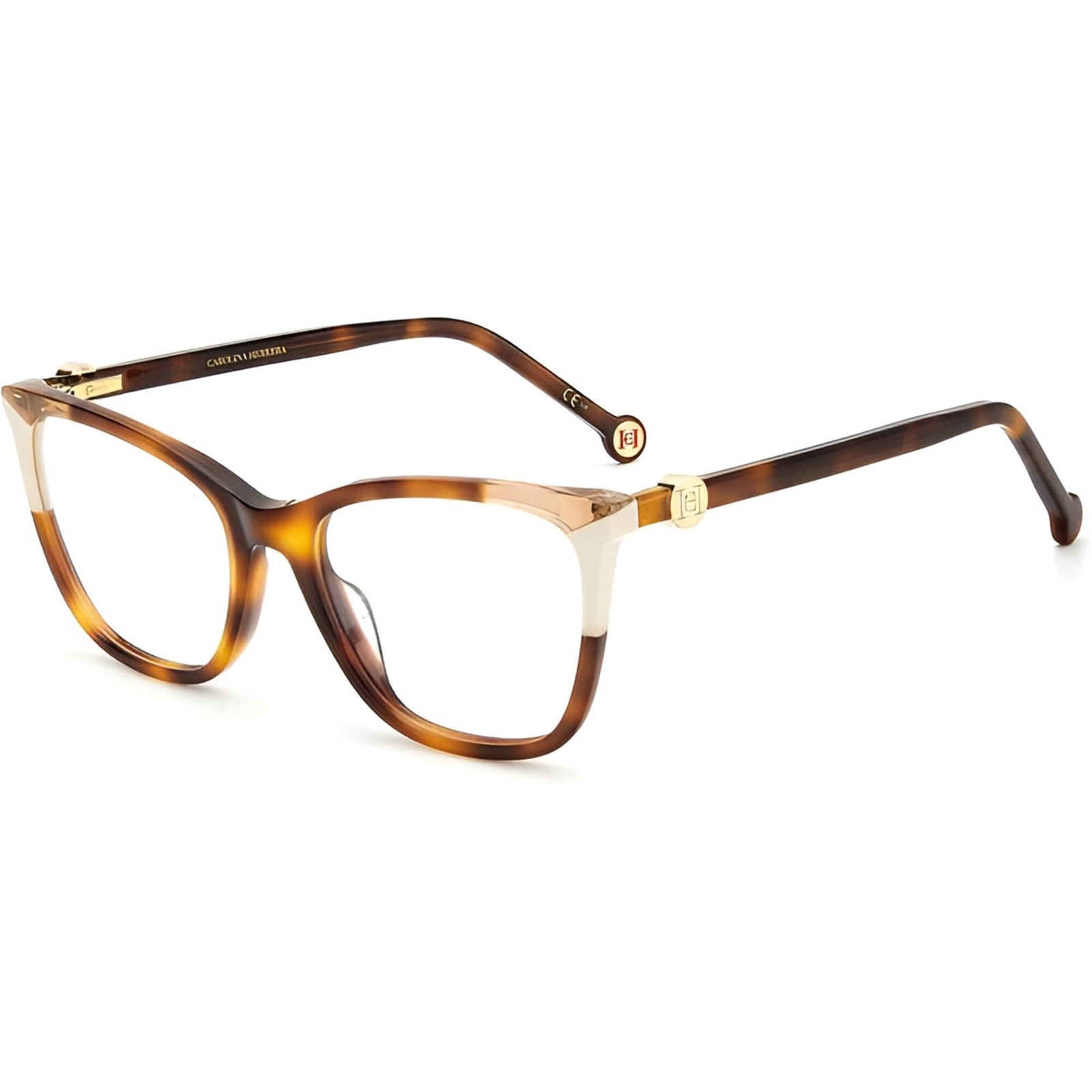 Carolina Herrera Women’s Eyeglasses Havana Ivory Frame Demo Lens CH 0057 0C1H
