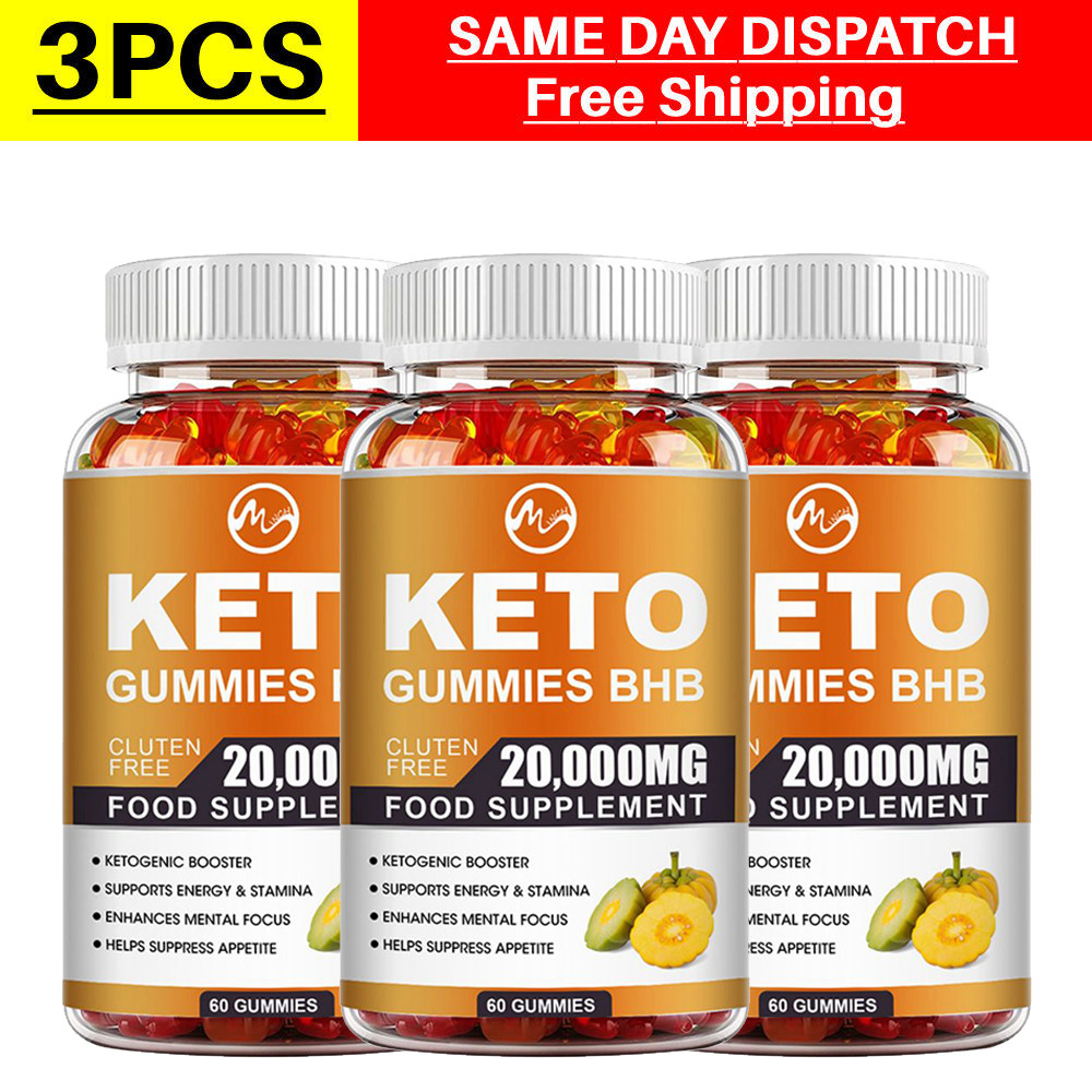 Keto ACV Gummies – 20000MG BHB Weight Loss Fat Burner Appetite Suppressant