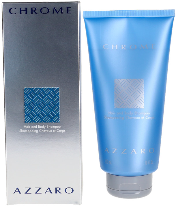Chrome By Azzaro For Men Hair and Body Shampoo 10oz New