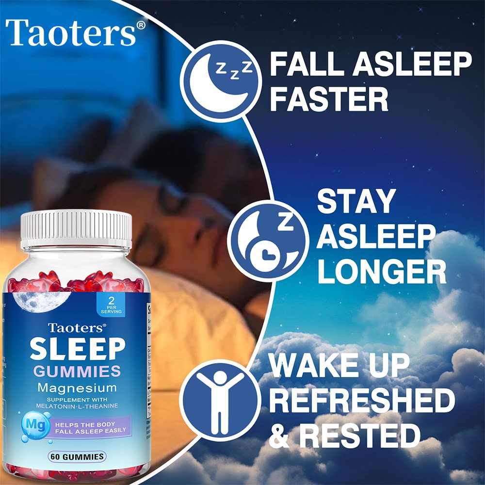Bedtime Sleep Gummies Improve Mood Fall Asleep Faster Stay Asleep Longer