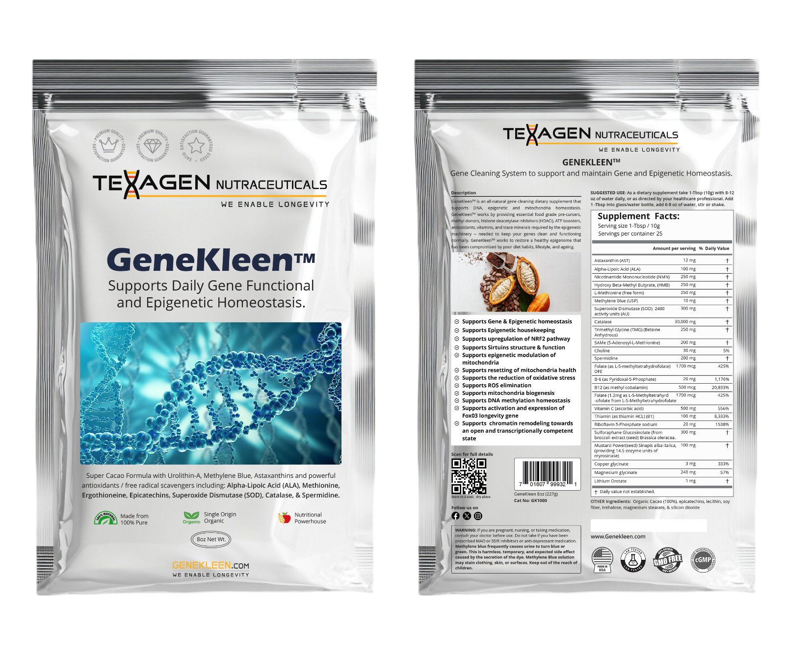 GENEKLEEN – Supports and maintains epigenetic homeostasis