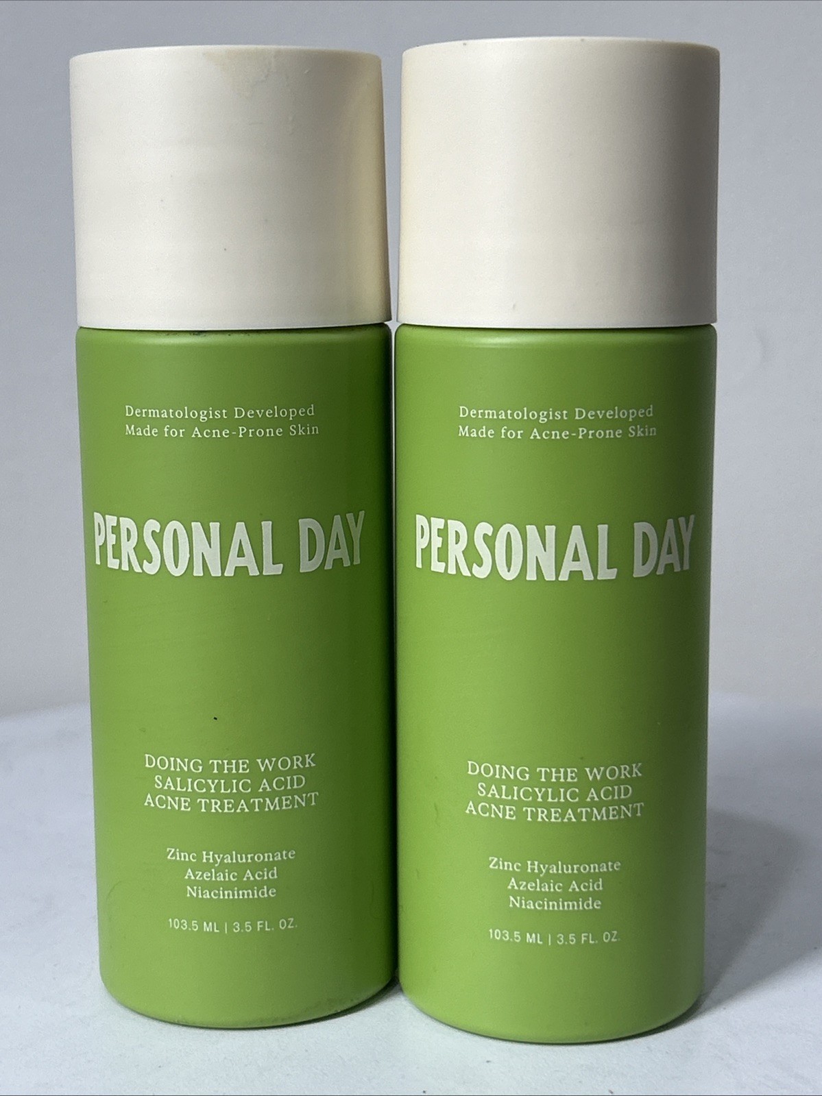 Set Of 2 Personal Day Doing The Work Salicylic Acid Acne Treatment 3.5 fl oz