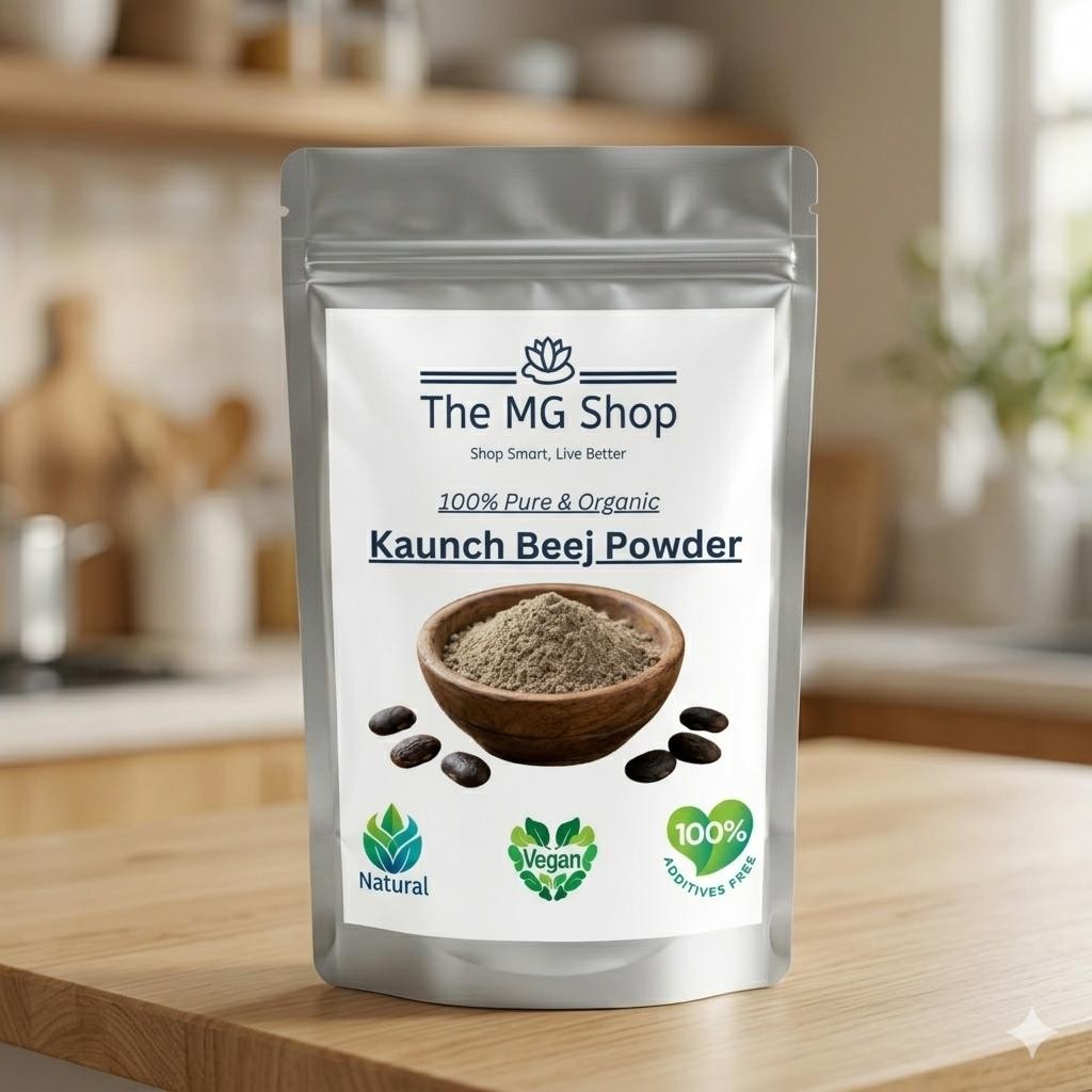 TMG Kaunch Beej Velvet Bean Mucuna pruriens Kala Koch ke Beej Powder
