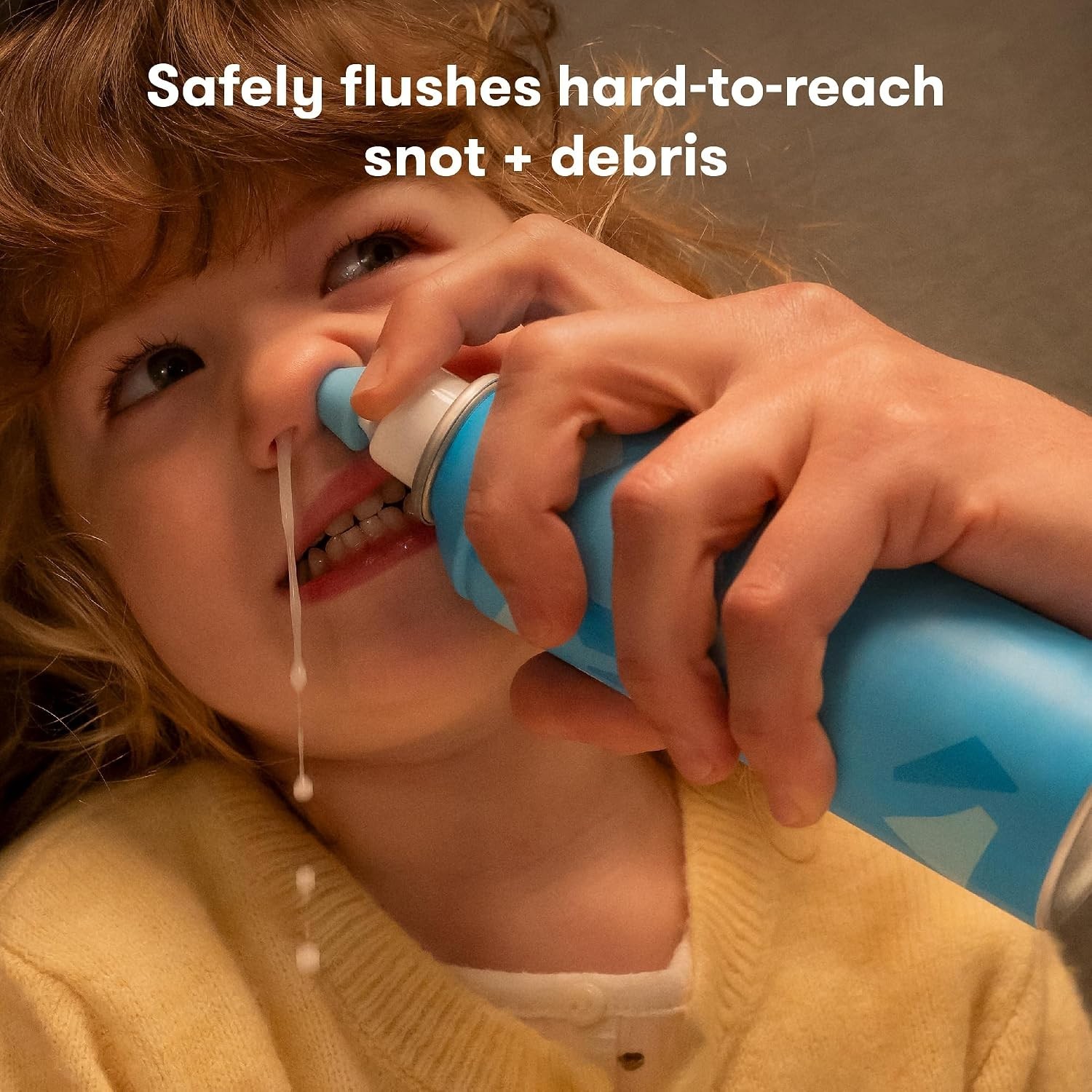 Safe & Ready-to-Use Saline Rinse for Kids, Instant Relief from Congestion – 5oz
