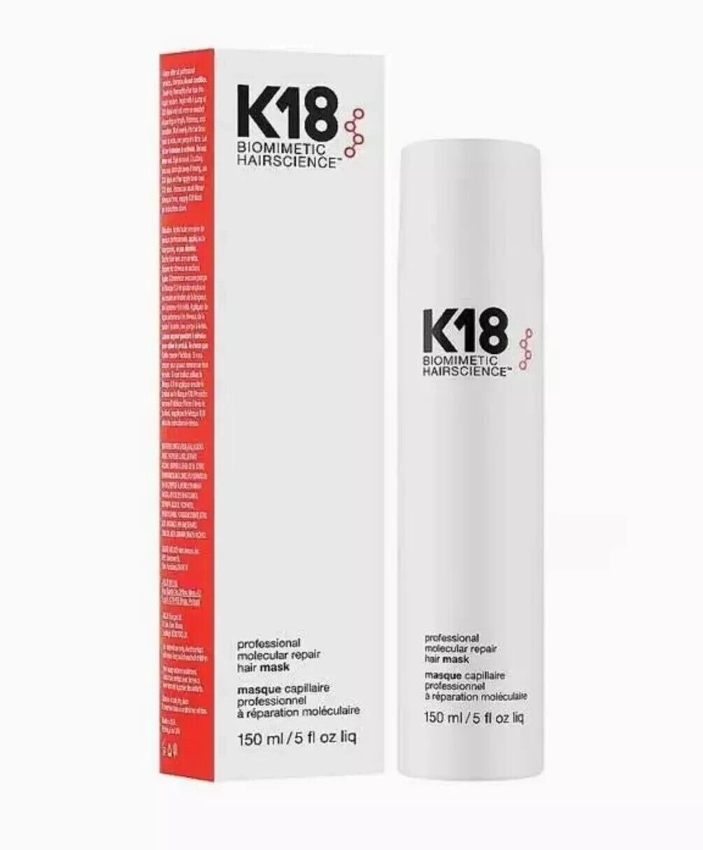 K18 Leave In Molecular Repair Hair Mask Biomimetic Hairscience 150 ML Sealed