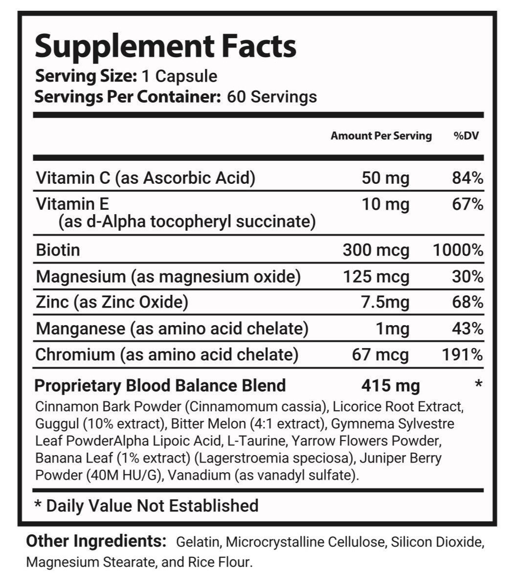 2-Pack Gluco Gold Advanced, GlucoGold Glycogen & Blood Balance – 120 Capsules