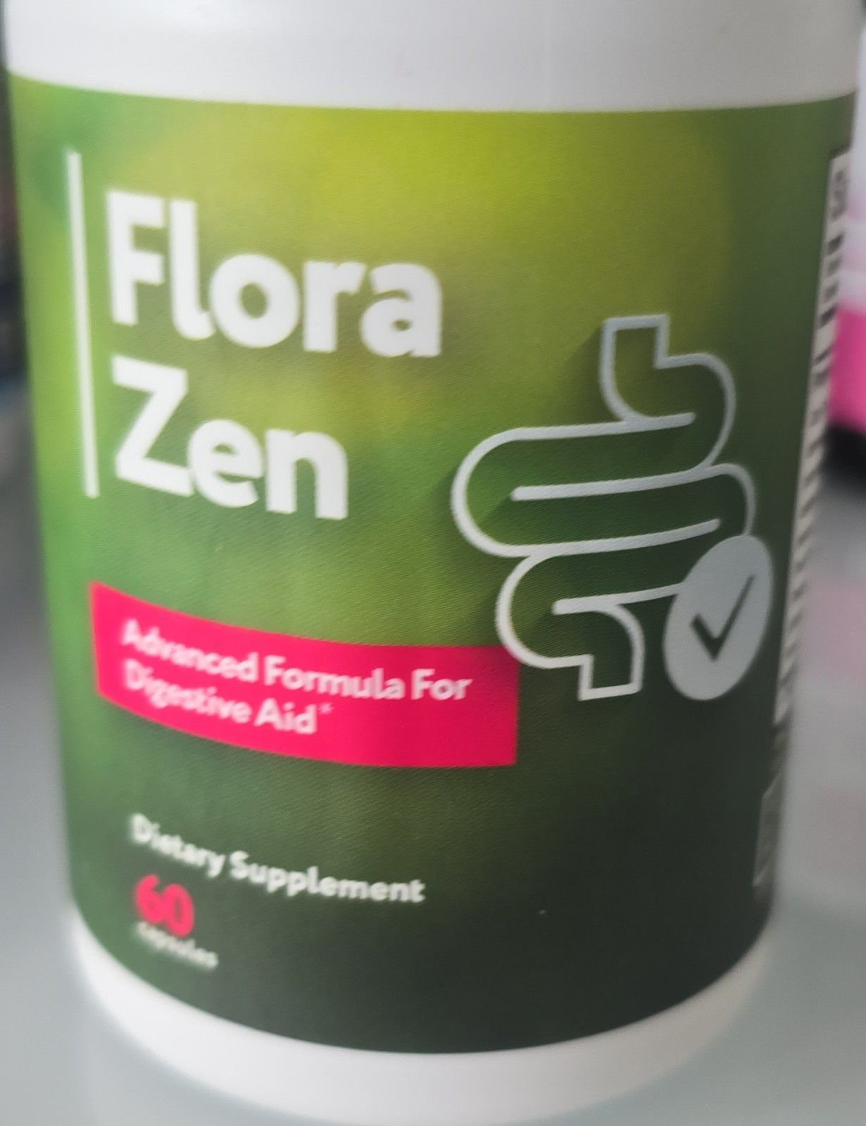 Flora Zen Digestive Support Dietary Supplement 60 Capsules Easy to Swallow