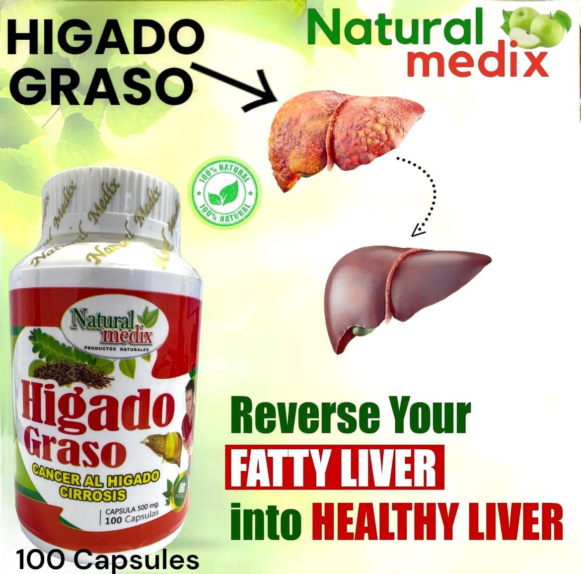 Liver Clean Health Support Remove Fat Natural Detox Cleanse