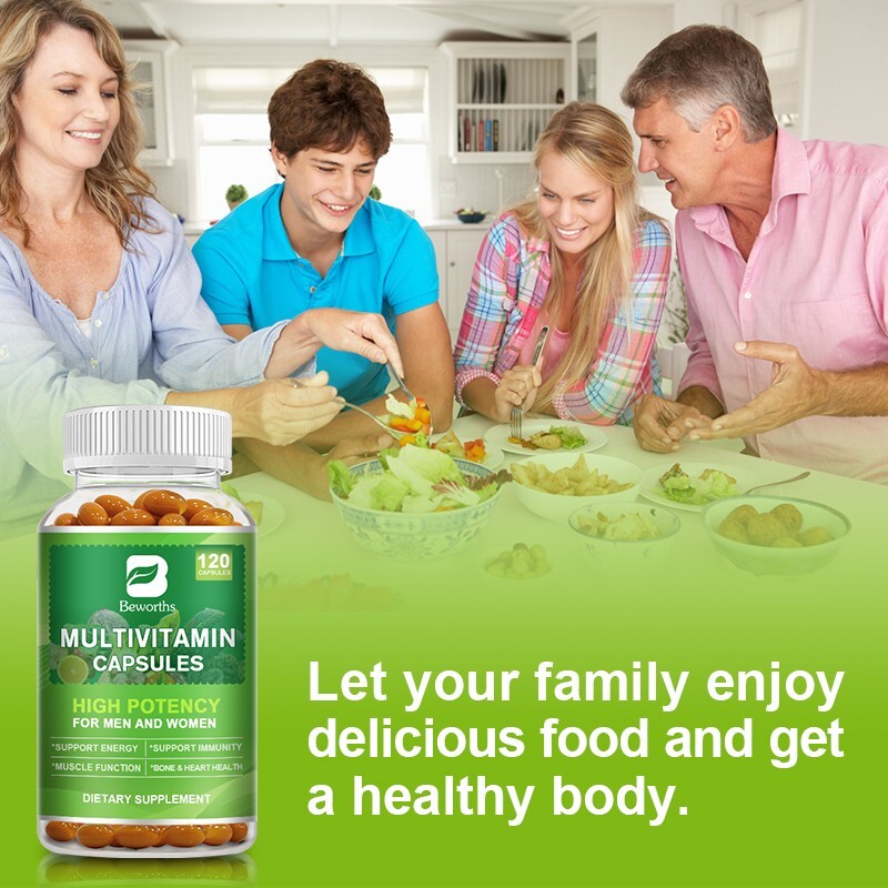 Multivitamin 120ct – High Potency Daily Immune & Energy Support, Non-GMO