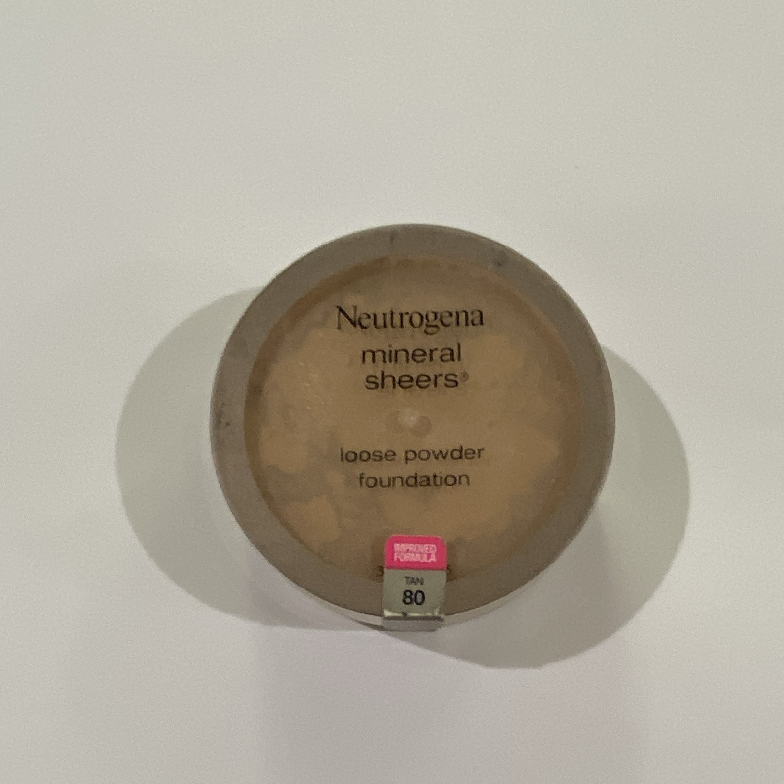 Neutrogena Mineral Sheers Powder Foundation Tan 80 Sealed HTF RARE