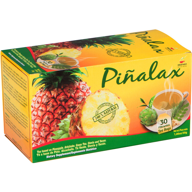 Piñalax 30 Teabags – Diet Pineapple Herbal Tea from Peru