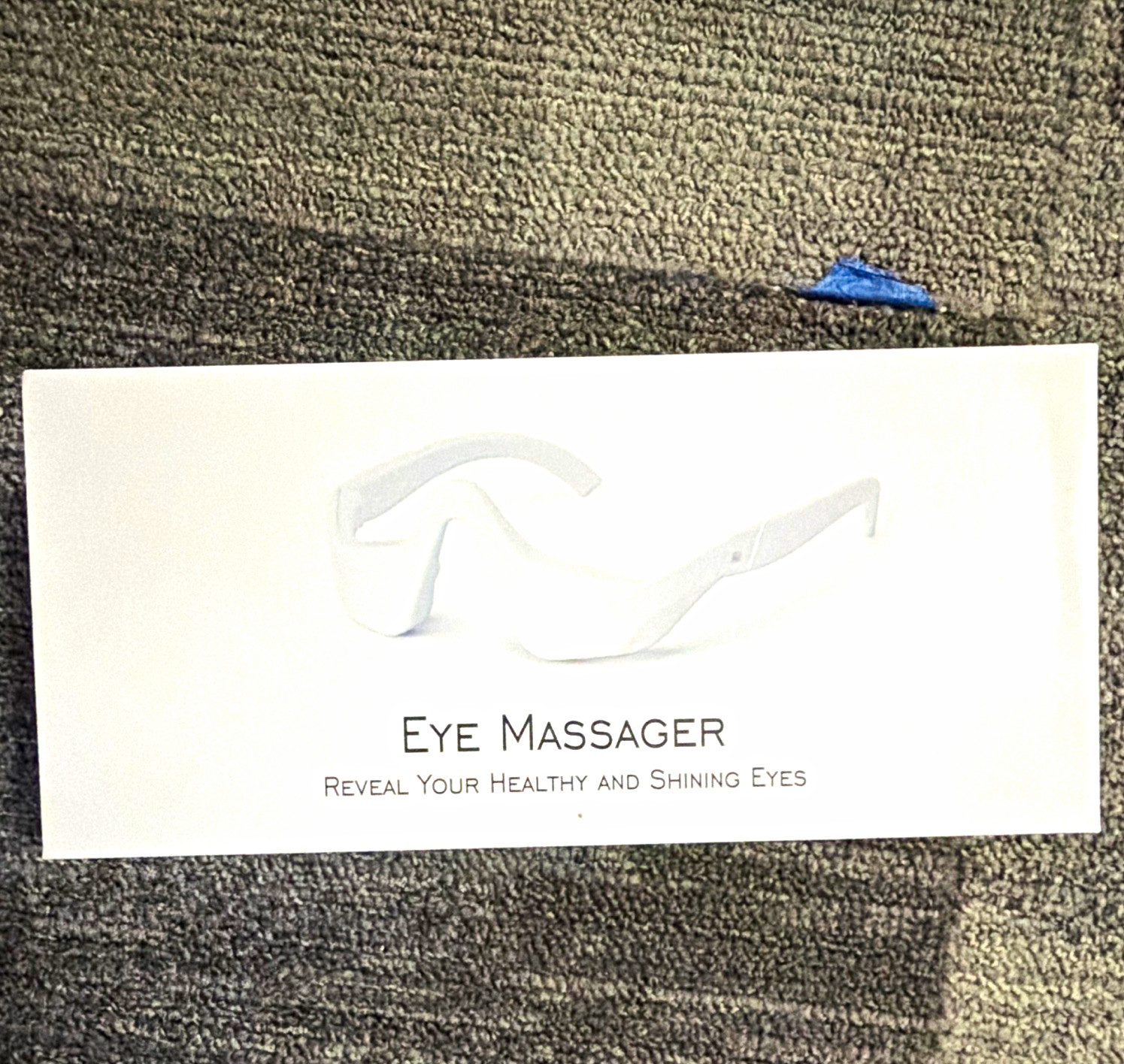 Electric Eye Massager Rechargeable Vibrating ABS White 3.7V 90 Min