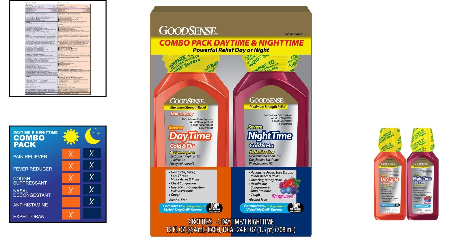 Max Strength Cold & Flu Relief Pack – Day & Night Formula