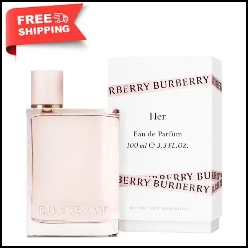 New Burberry Her Eau de Toilette 3.3 oz  100 ml Spray – Modern Feminine Eleganc