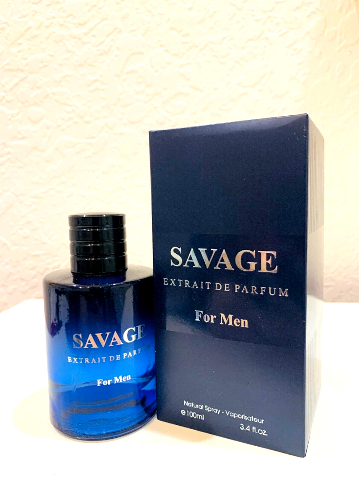 SAVAGE FOR MEN EXTRAIT DE PARFUM 3.4FL.OZ 100mLe BY FRAGRANCE COUTURE(NEW)