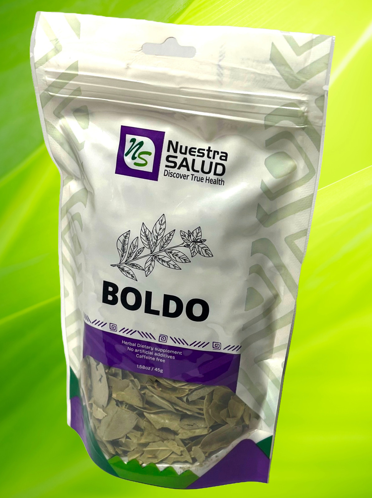 Boldo Leaves Herbal Tea Peruvian Premium Silver Line (45g) Peru