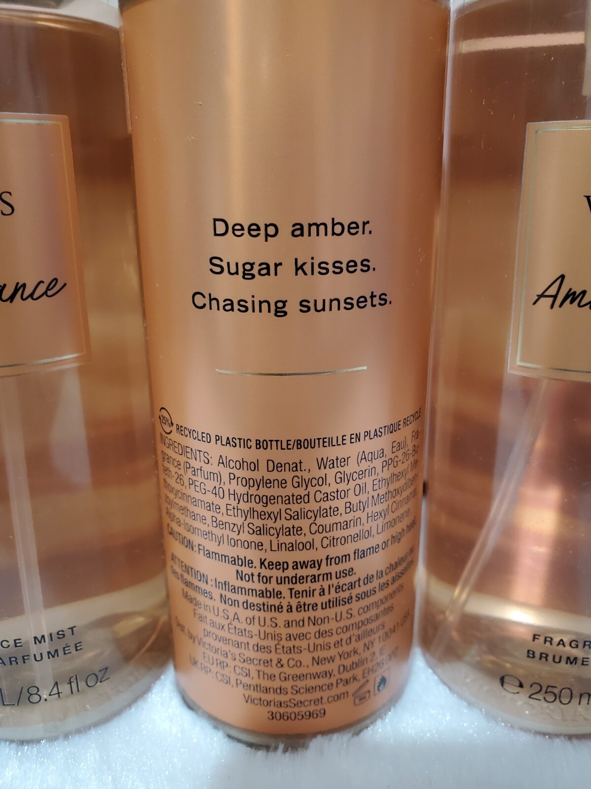 1x–Victoria’s Secret Amber Romance Fragrance Body Mist 8.4 Oz 1 Pc Only