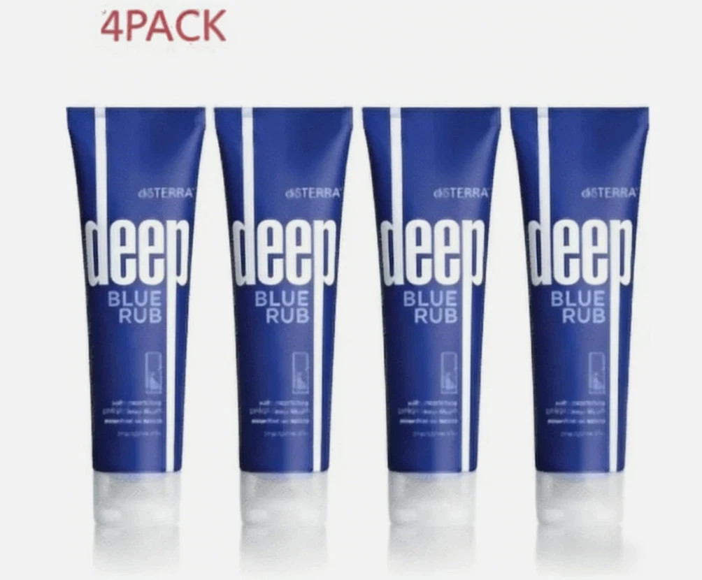 4 PACK DoTERRA Deep Blue doterra Rub Body Cream – 4 oz U.S. Stock EXP:02/2028