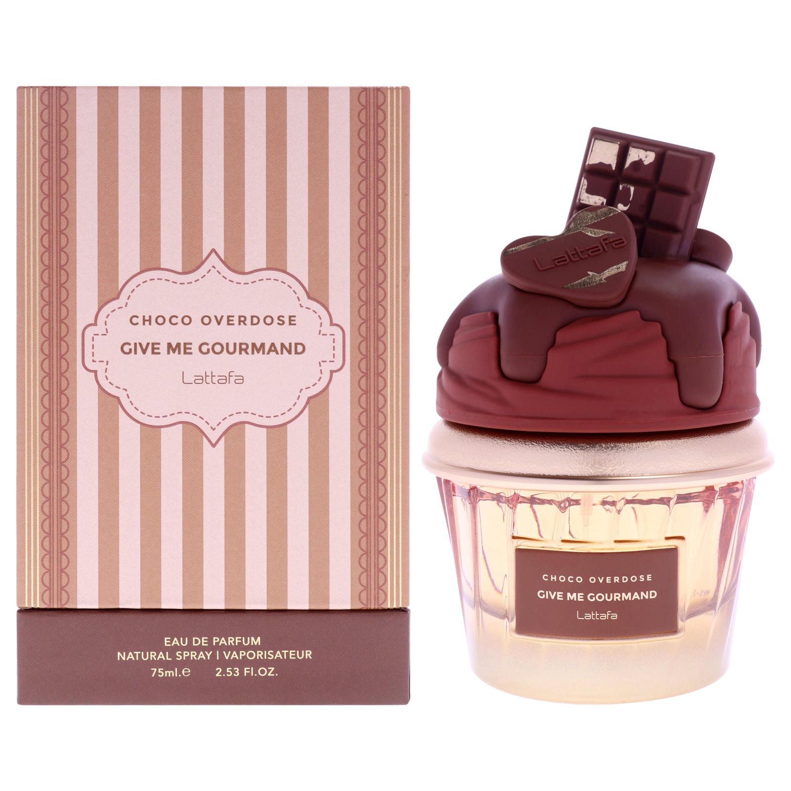 Give Me Gourmand – Choco Overdose by Lattafa for Unisex – 2.53 oz EDP Spray