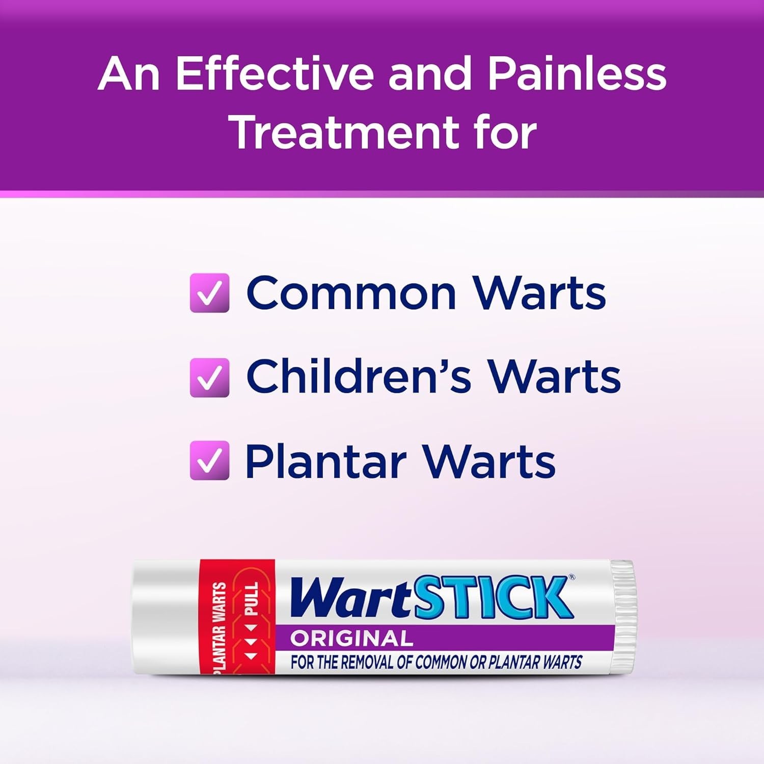 ( 2 Pack ) WartStick Maximum Strength Salicylic Acid Solid-Stick 0.2 Oz (5.1 g)