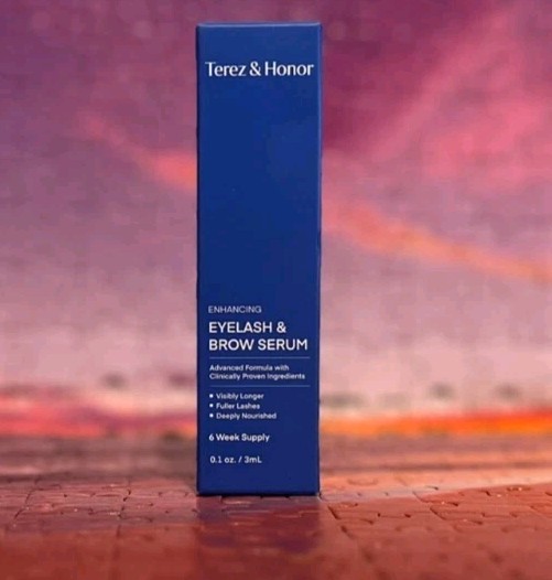 Terez & Honor Enjancing Eyelash & Brow Serum .1 oz New in Box