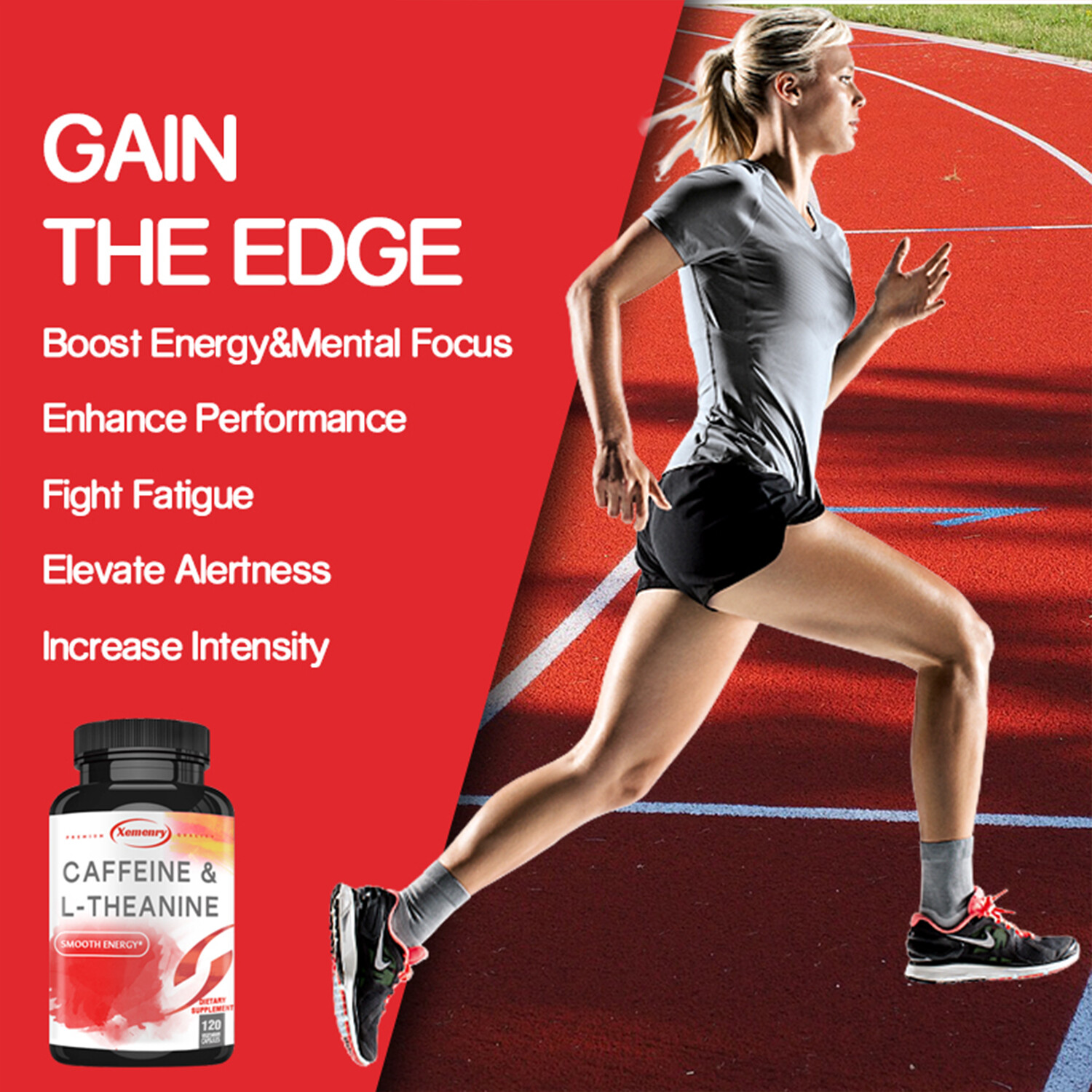 Caffeine & L-Theanine 150mg – Boost Energy & Focus, Relaxation, Calm, Sleep