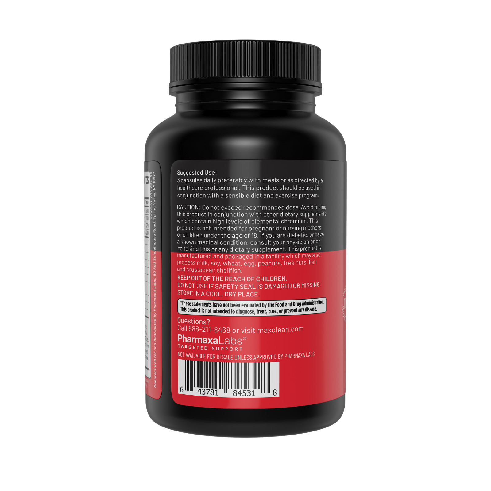 Maxolean Lipotropic Fat Burner – Boost Metabolism & Energy 90 Capsules