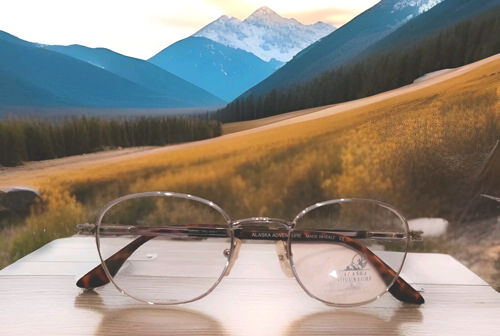 AUTHENTIC ALASKA ADVENTURE EYEGLASS FRAME MOD AL207 48-20 COL 43 ITALY RET$150.0
