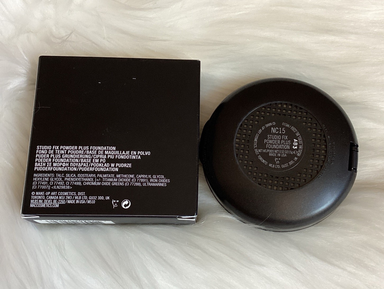 MAC Studio Fix Powder Plus Foundation ~ NC15 ~ 15g/0.52oz Full Size NIB