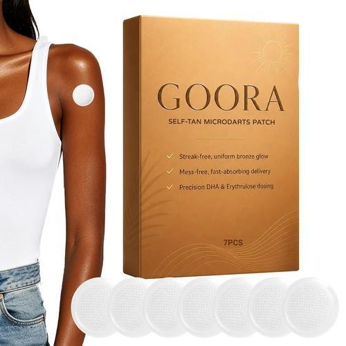GOORA Transdermal Tanning patch, Sun Free Glow Tanning Patches 7/box