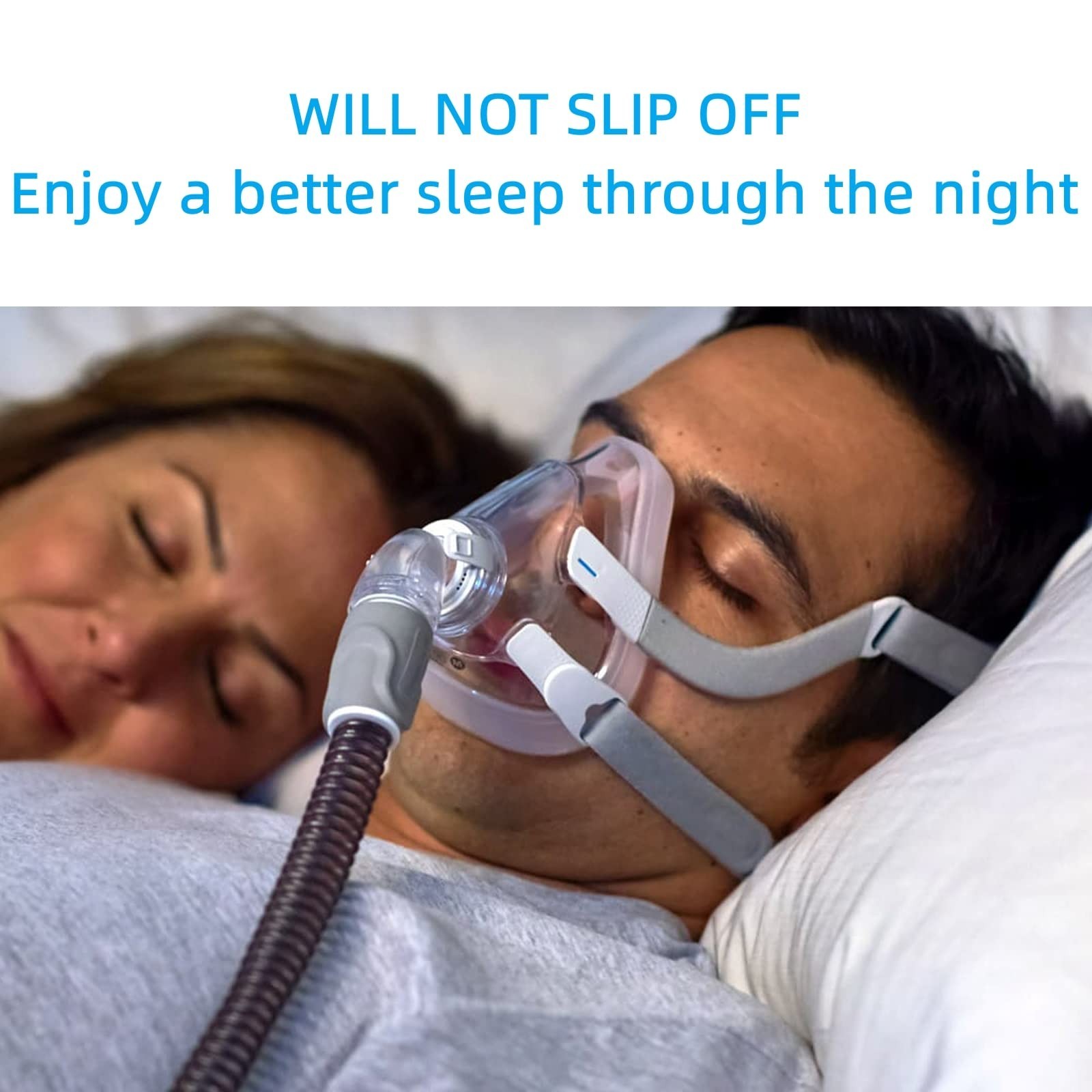 F20 CPAP Headgear Replacement Straps for Airfit/AirTouch with Magnetic Clips