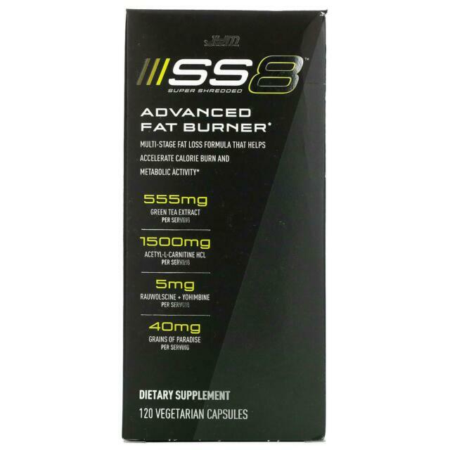 JYM Super Shredded Fat Burner 120 Vegetarian Capsules 2027